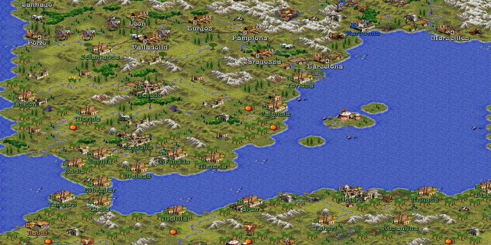 Civilization 2 game